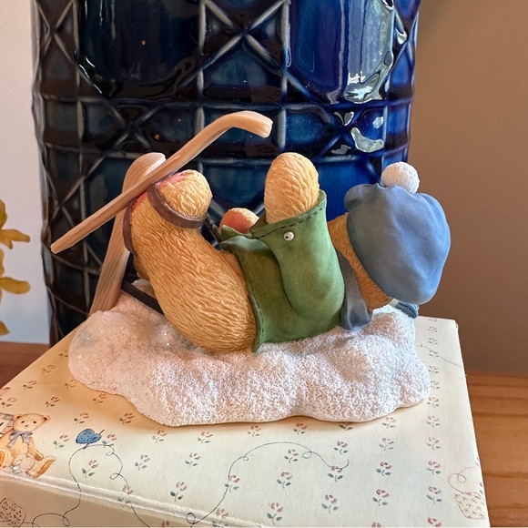 Cherished Teddies Spencer Snow Skiing Figurine - Picture 5 of 7